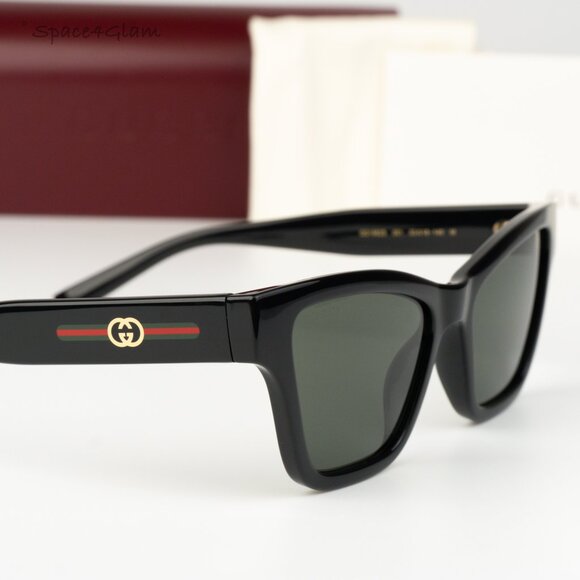 Gucci Women Sunglasses Black Grey Cat Eye GG1982S 001 NEW AUTHENTIC main image 2